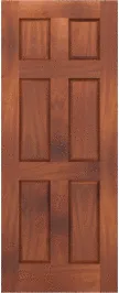 Raised  Panel  Napa  Mahogany  Doors